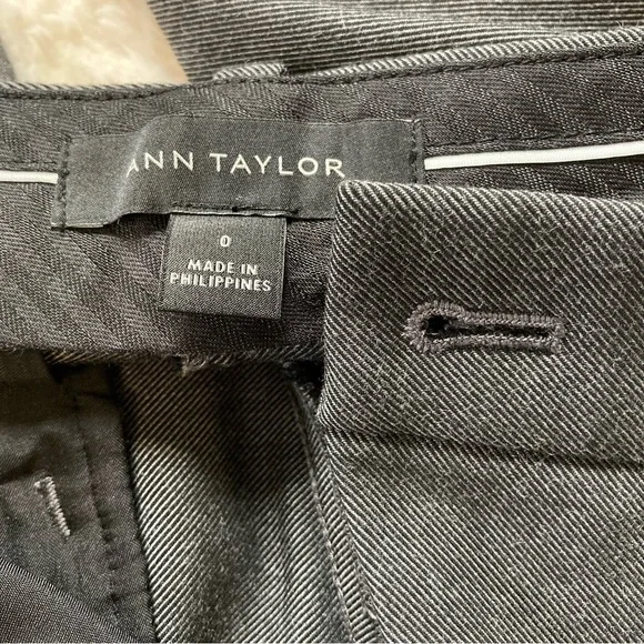 Ann Taylor Gray Dress Trousers - Picture 3 of 6